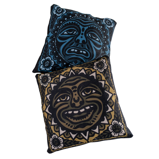 Sun & Moon Throw Pillow case