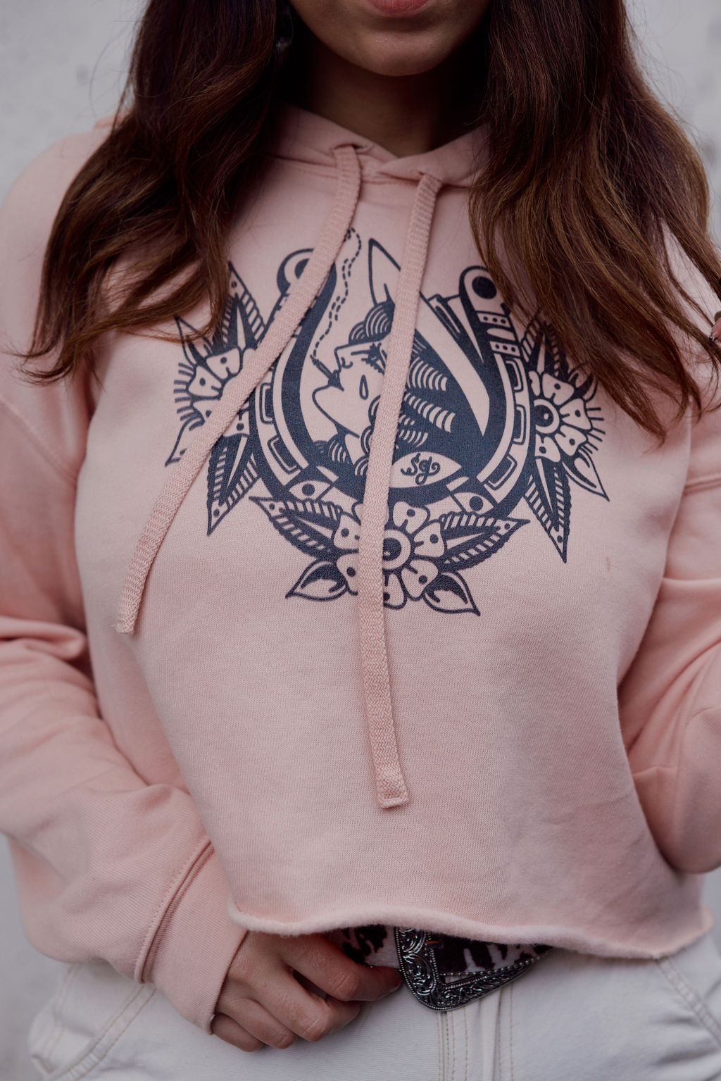 Cowgirl Cropped Hoodie