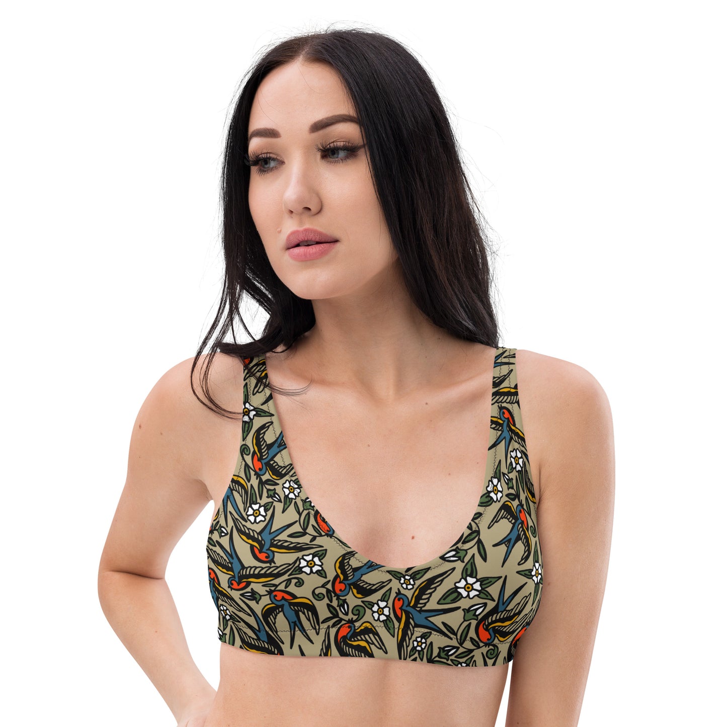 Blue Bird Recycled padded bikini top