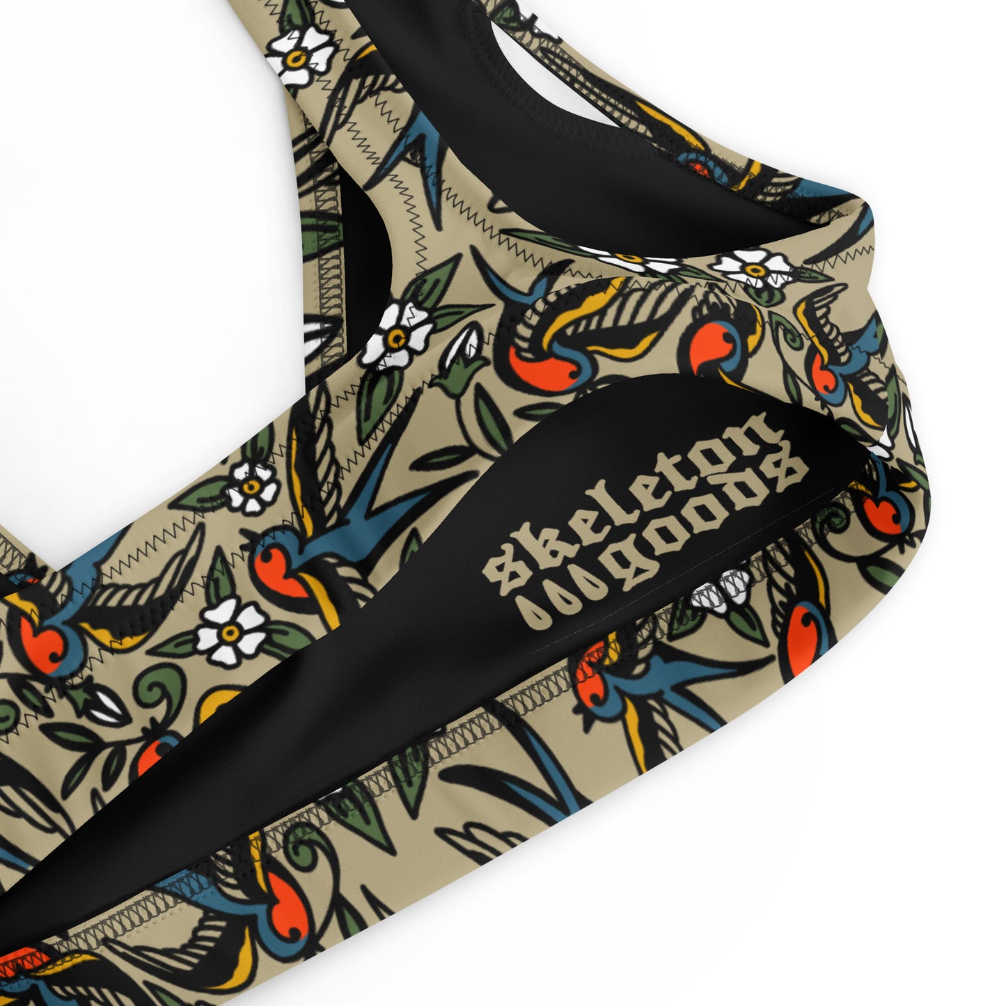 Blue Bird Recycled padded bikini top