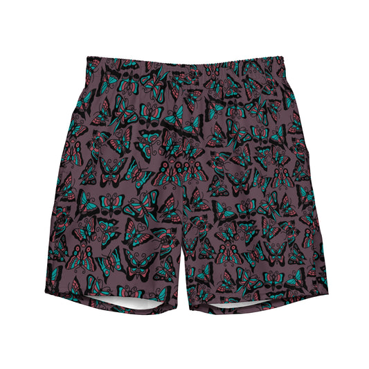 Butterfly Swim Trunks (Purple Edition)