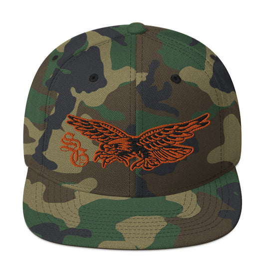 Camo Eagle Snapback Hat