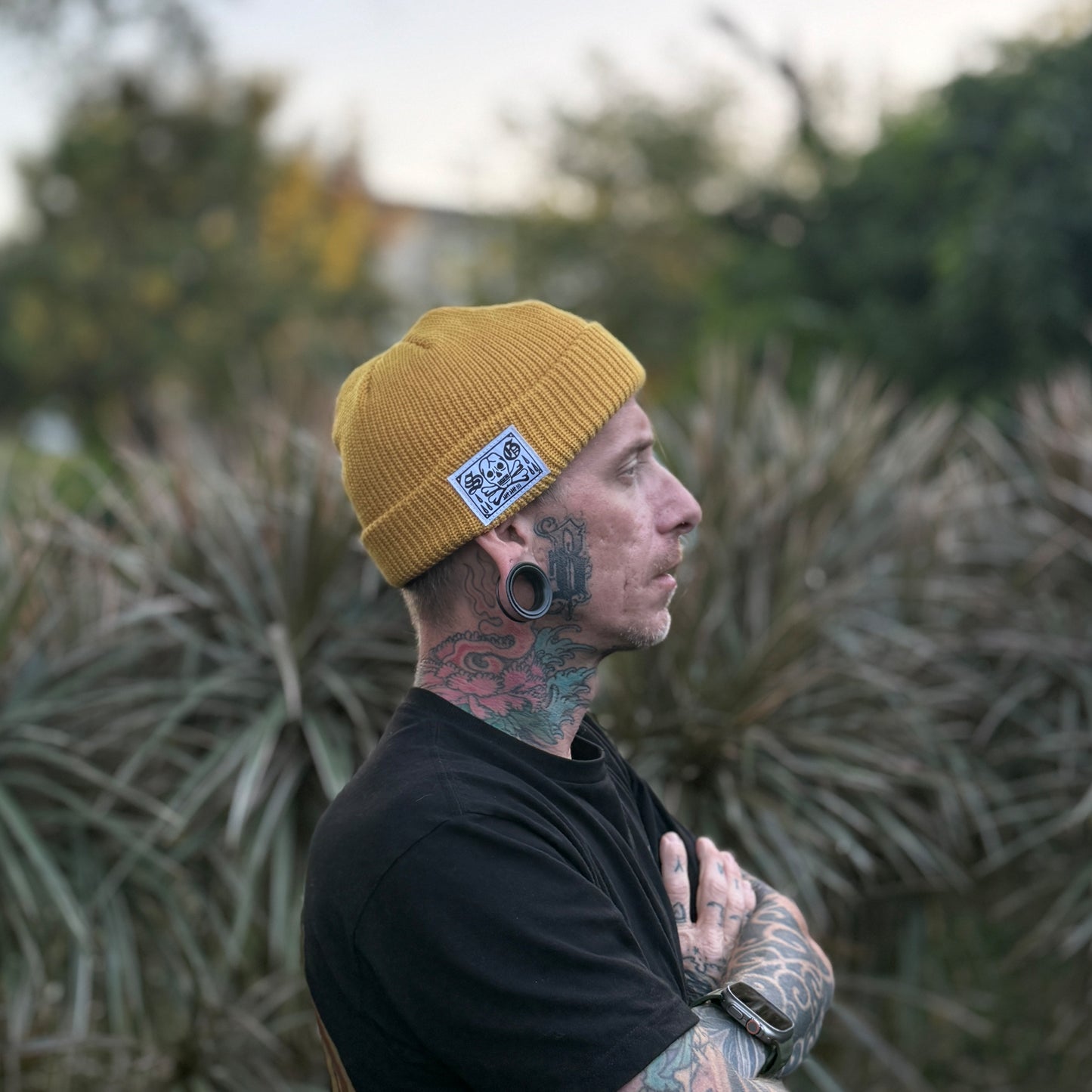 Skull n Bones Fisherman Beanie