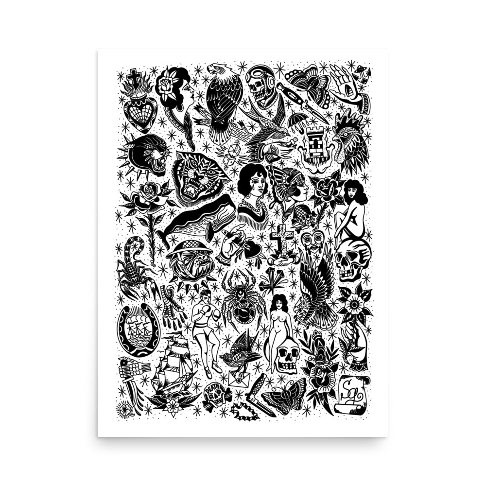 Black & White Pork Chop Sheet Vol. 1