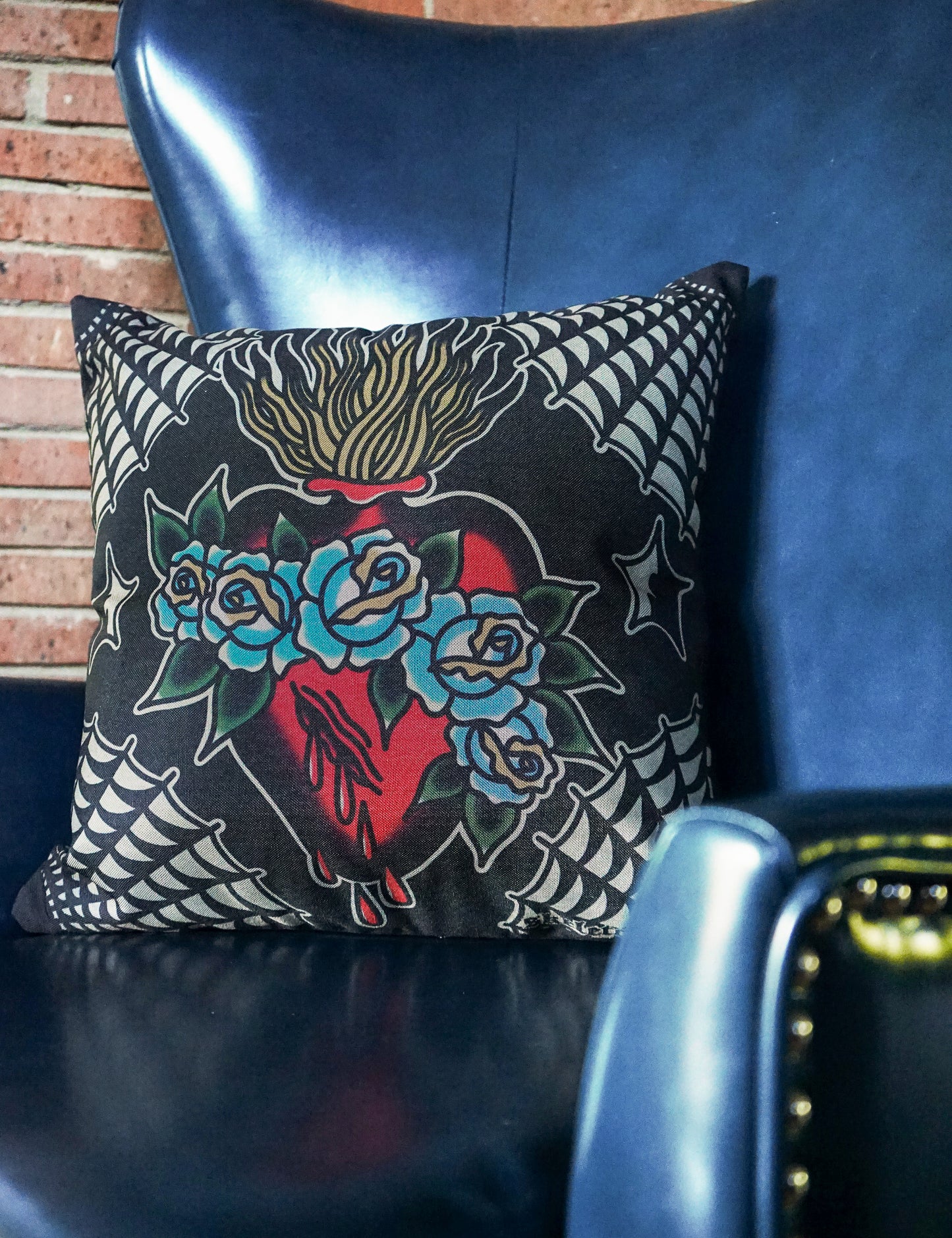Sacred Heart Throw Pillow Case