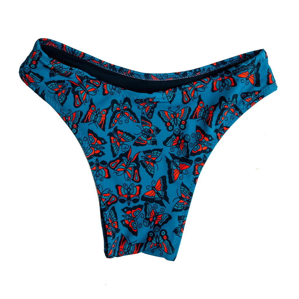 Butterfly High-Rise Bikini Bottom