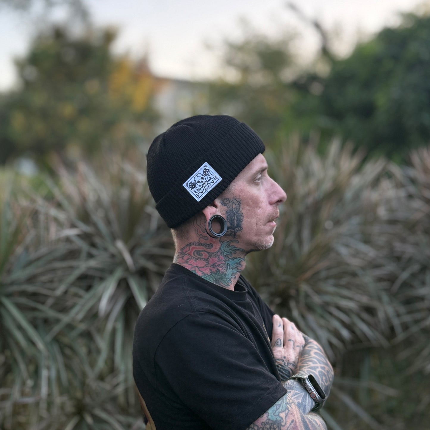 Skull n Bones Fisherman Beanie