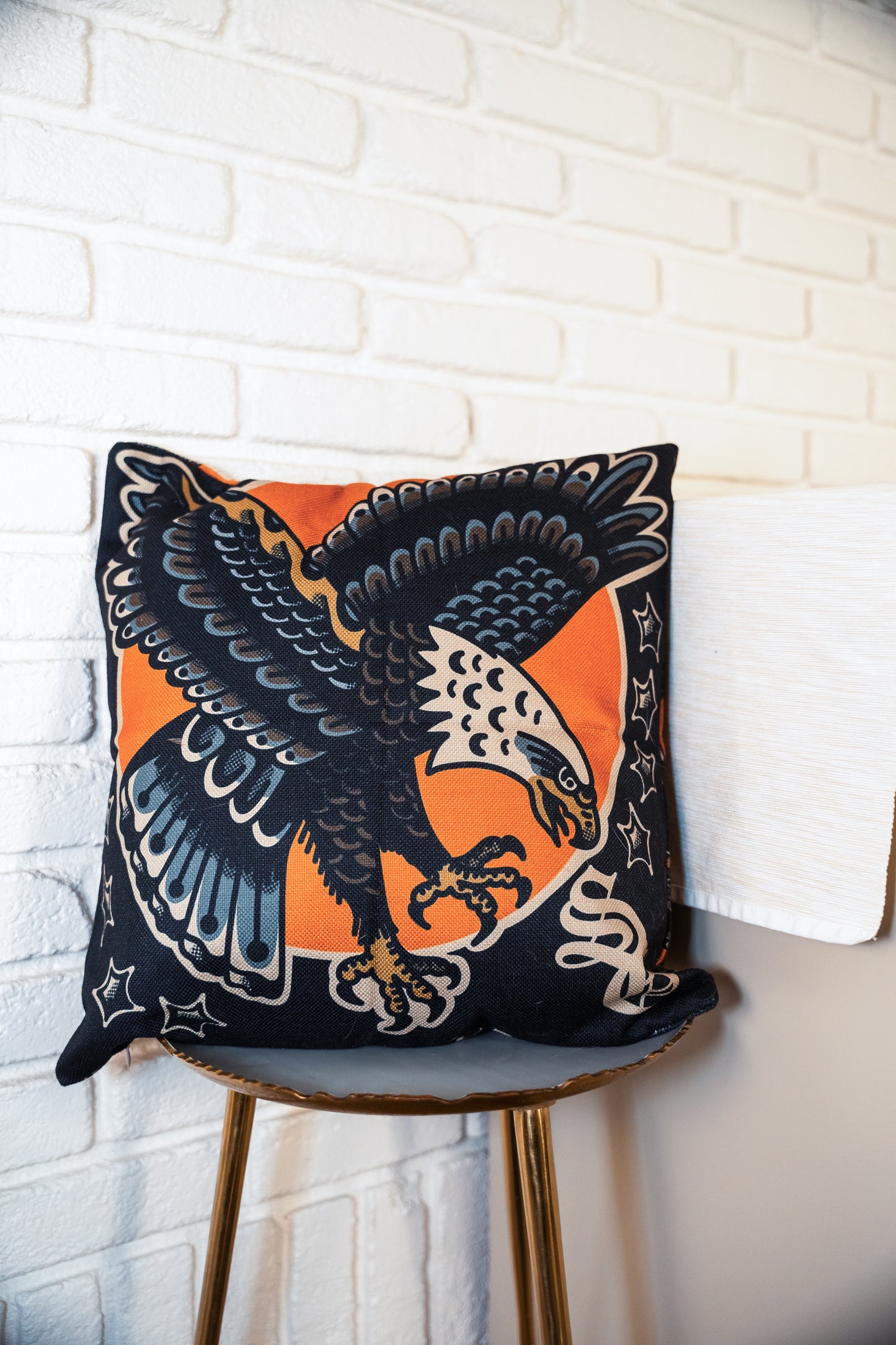 Eagle Throw Pillow Case