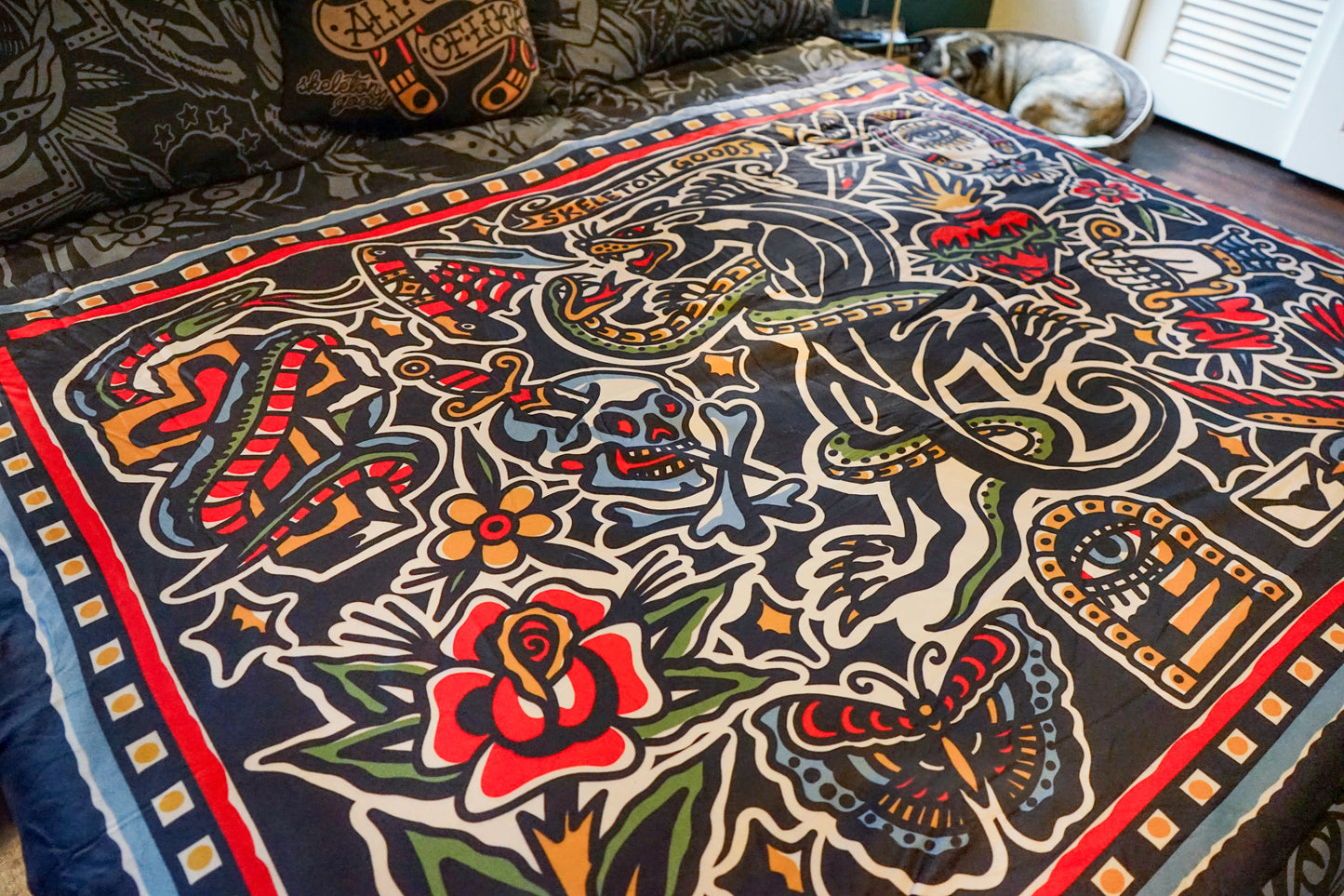 Pick 'Em & Stick 'Em Sherpa Fleece Blanket