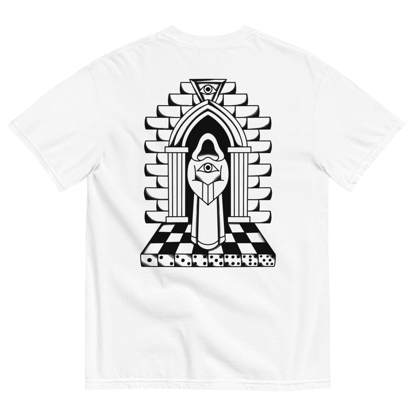 Hooded Man Unisex heavyweight tee