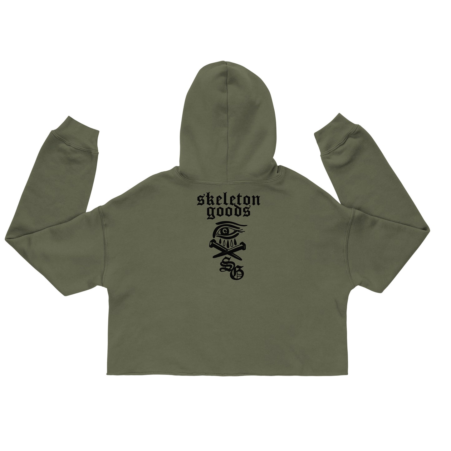 Butterfly Lady Cropped Hoodie