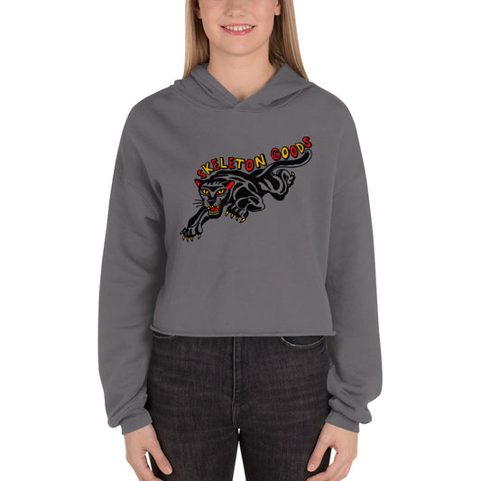 Panther Cropped Hoodie