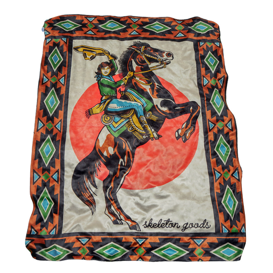 Yee-Haw Sherpa Fleece Blanket