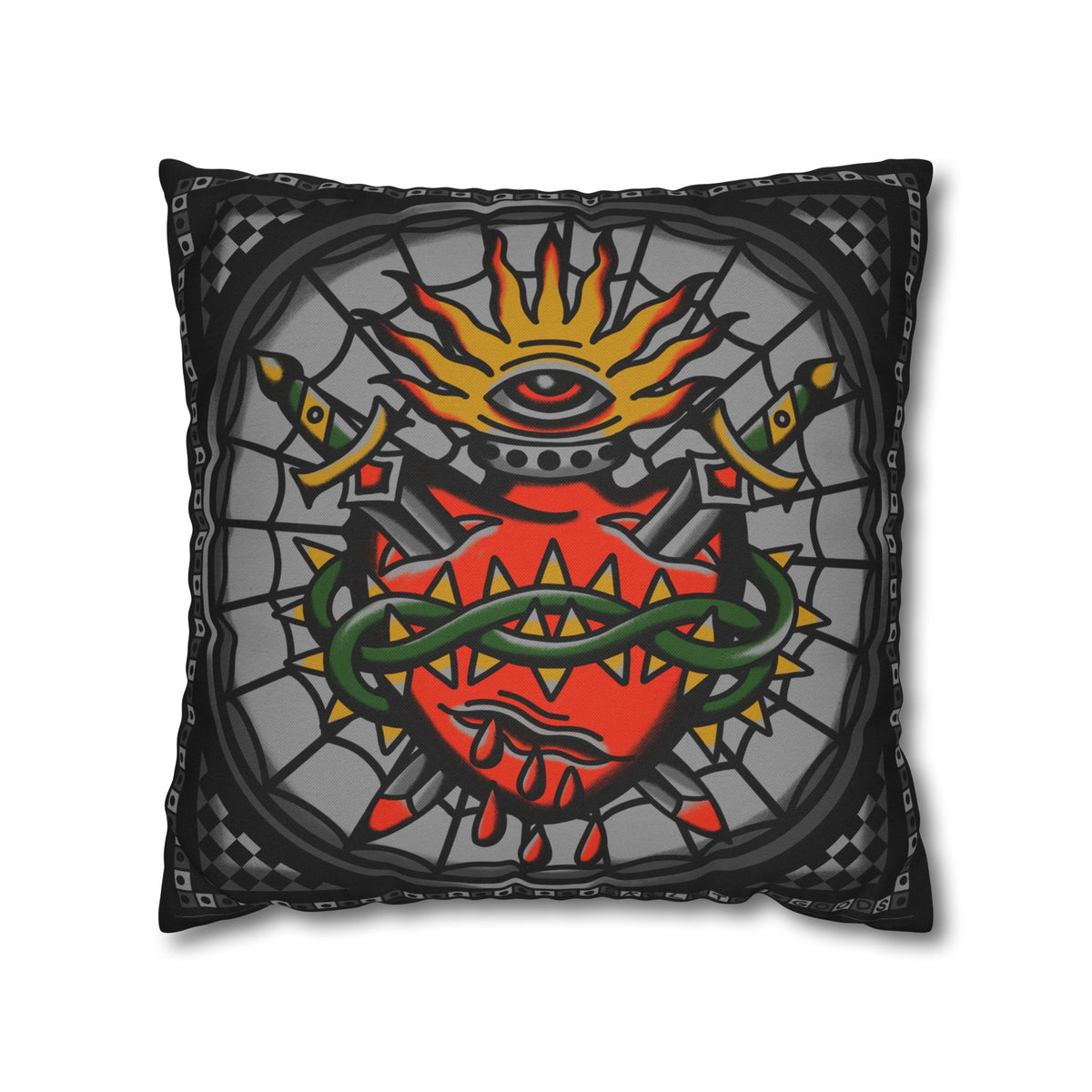 Sacred Heart Throw Pillowcase