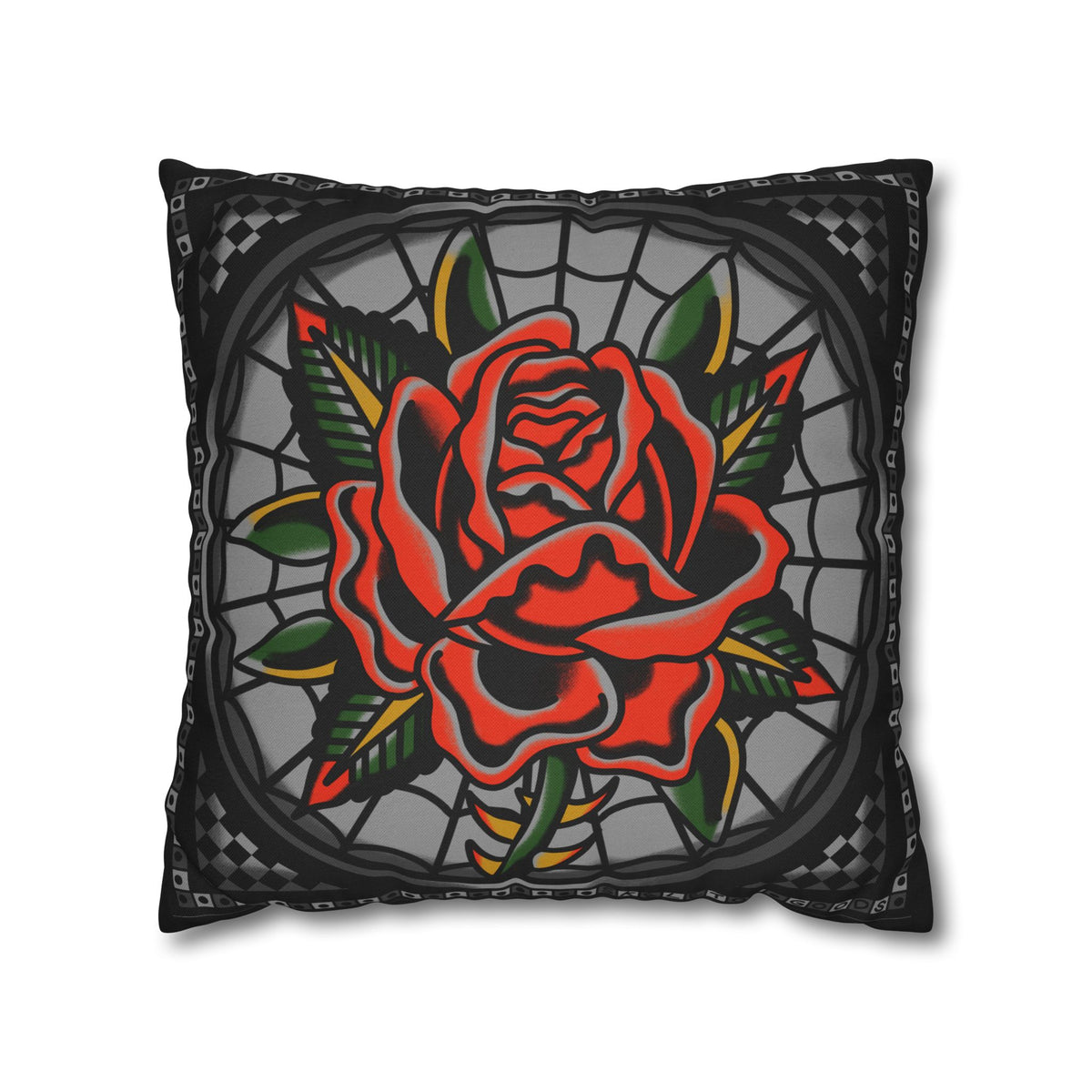 Rose Throw Pillowcase