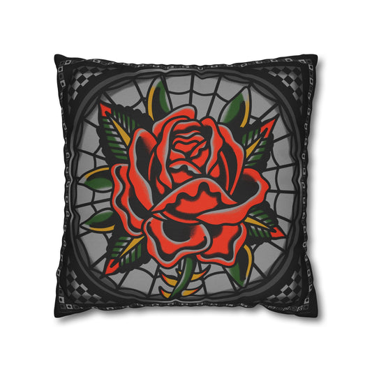 Rose Throw Pillowcase