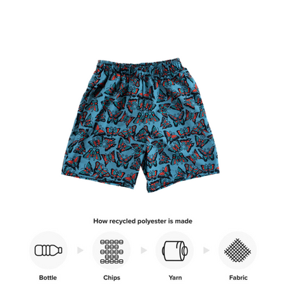 Butterfly Swim Trunks (Blue Edition)