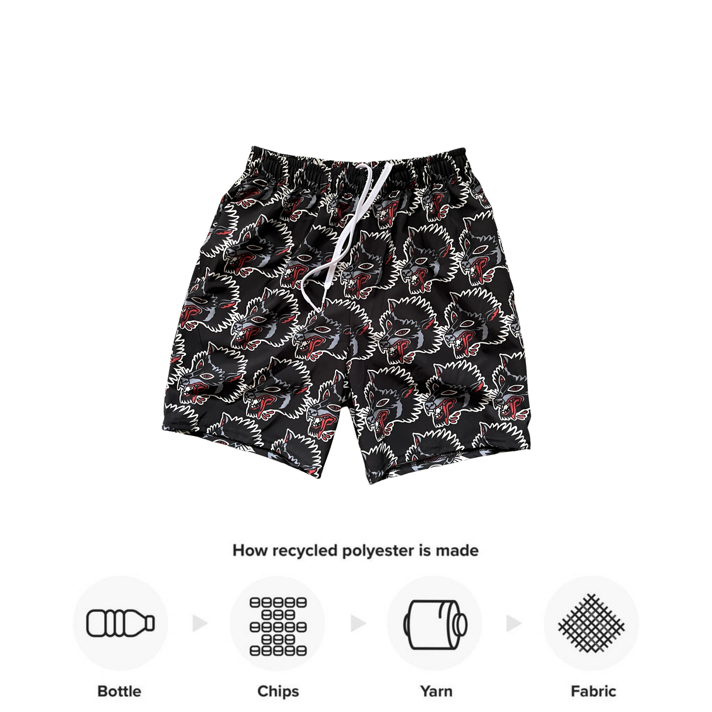 Wolf Swim Trunks