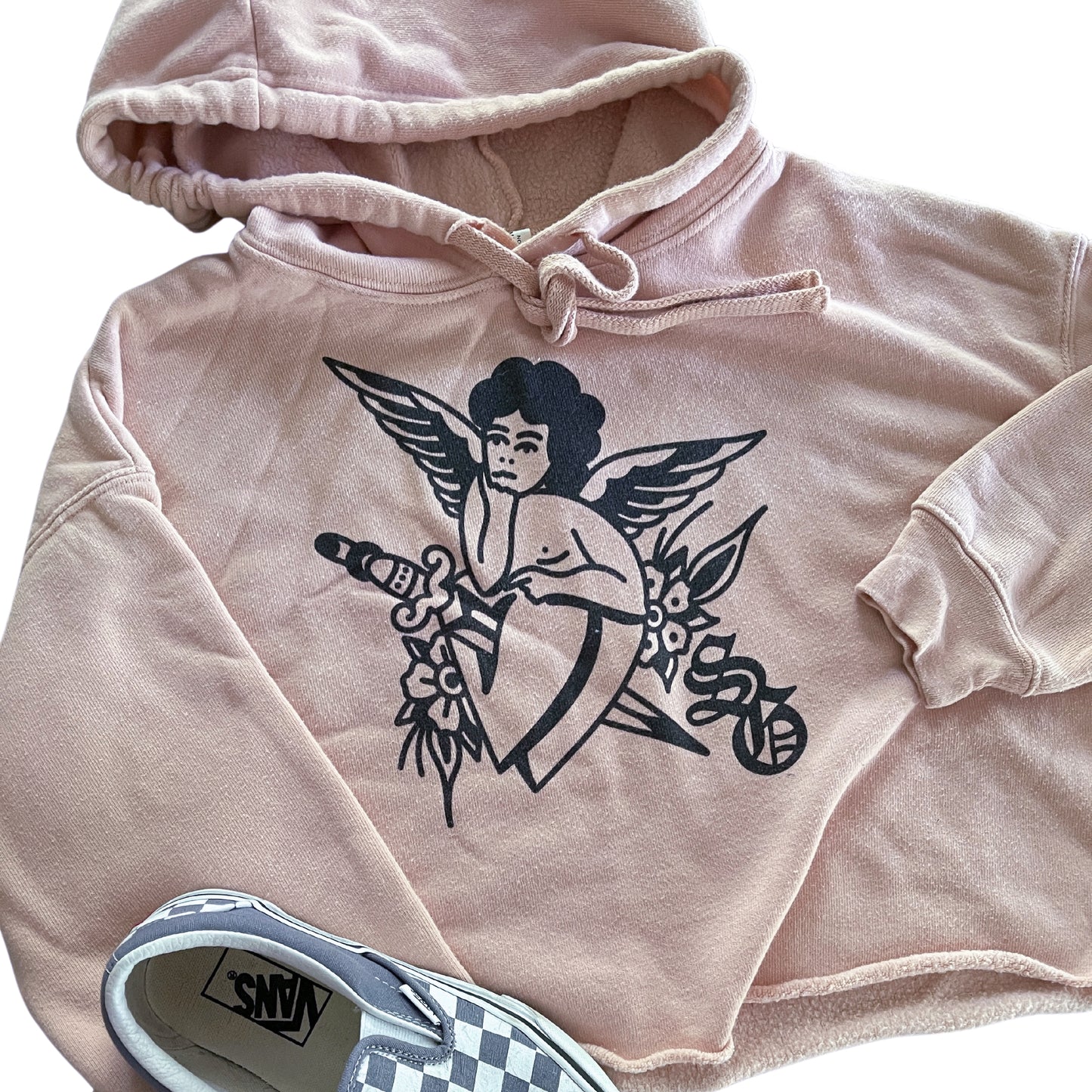 Cherub Cropped Hoodie