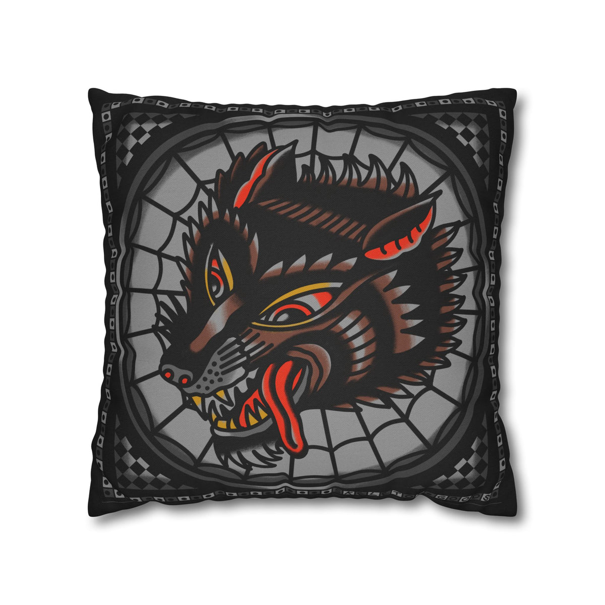 Wolf Throw Pillowcase