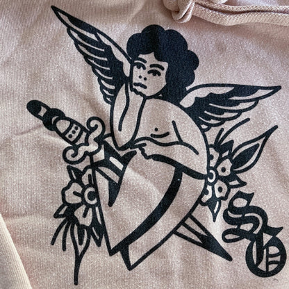 Cherub Cropped Hoodie