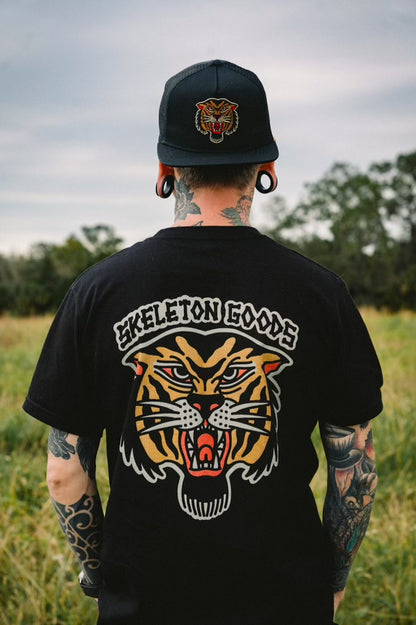 Cross-Eyed Tiger Unisex Tee