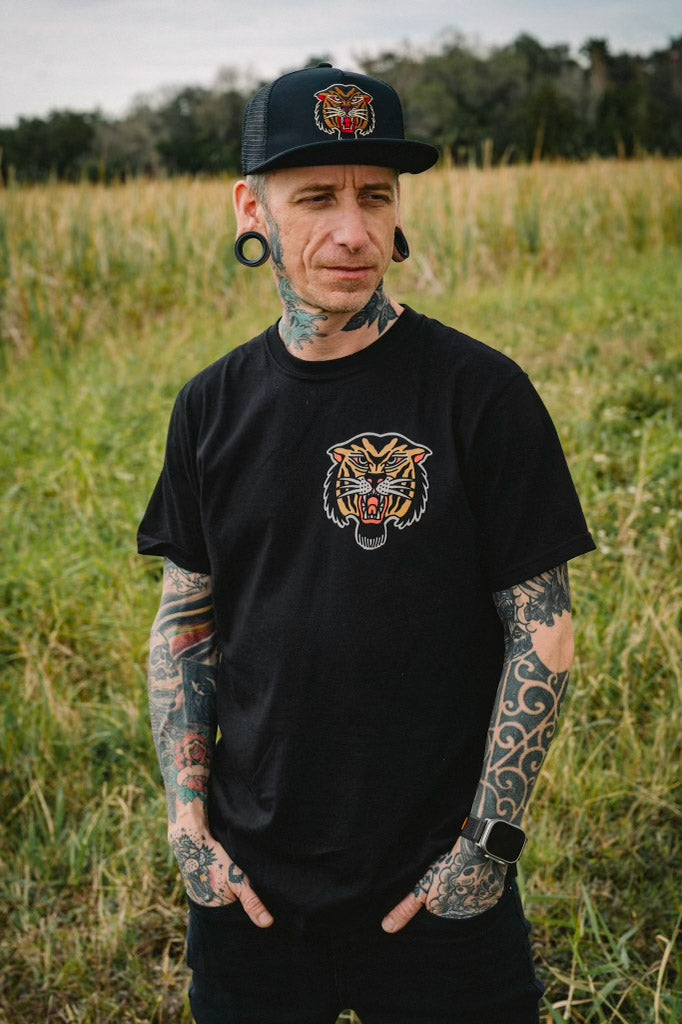 Cross-Eyed Tiger Unisex Tee