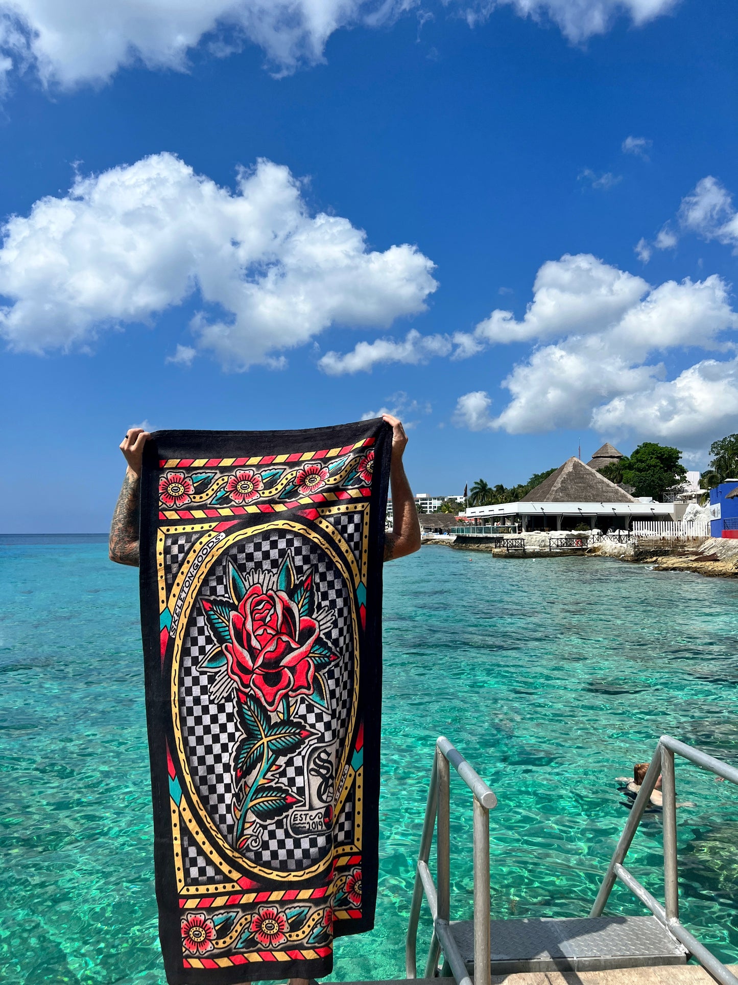 Rose Beach Towel