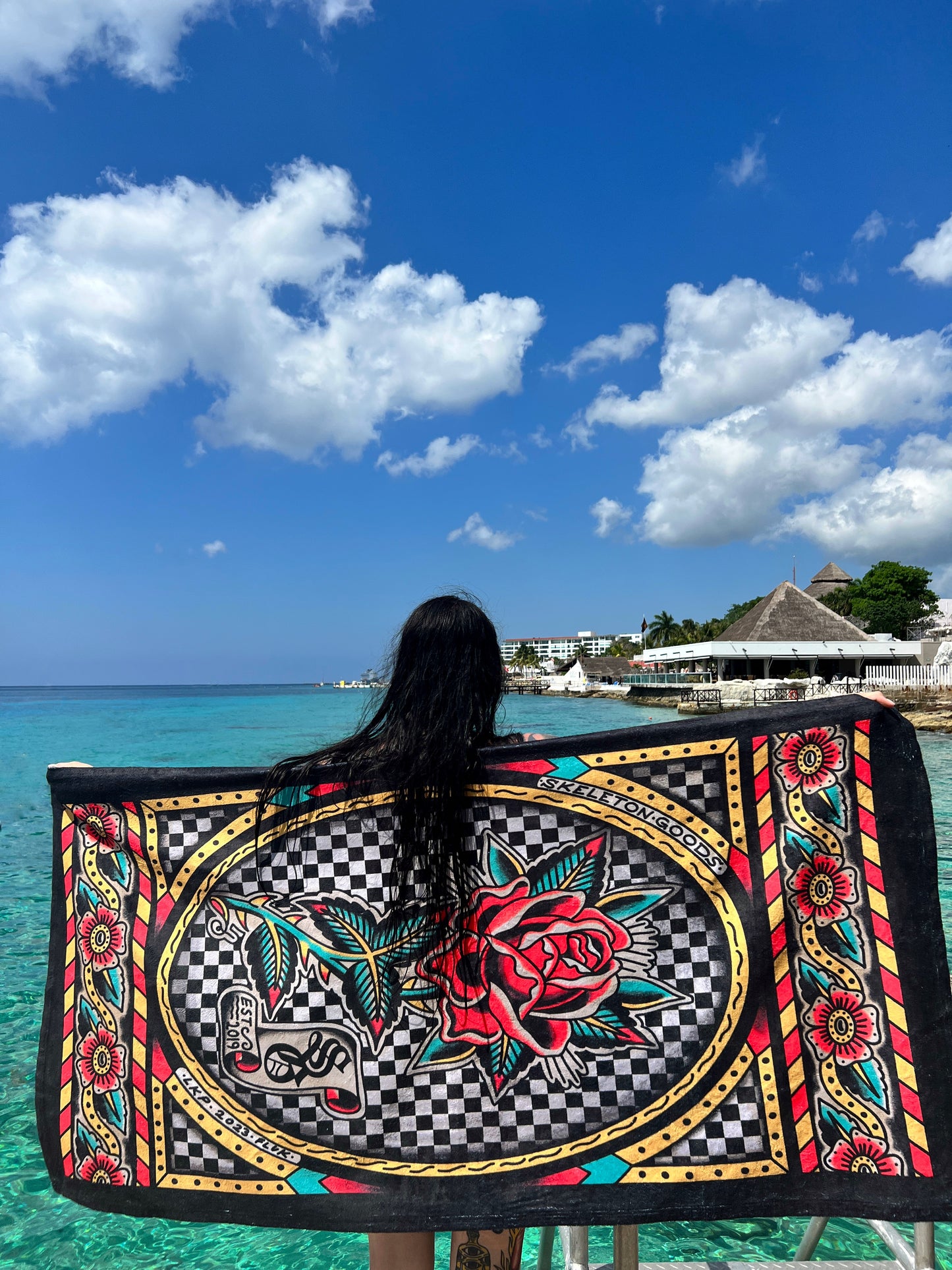 Rose Beach Towel