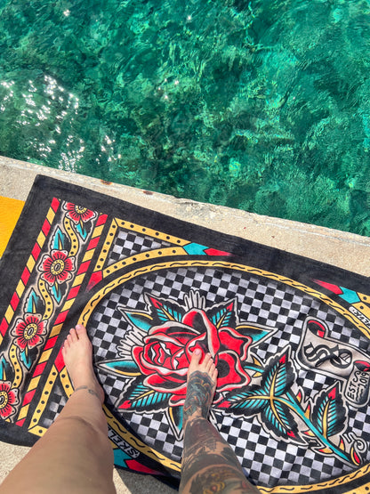 Rose Beach Towel