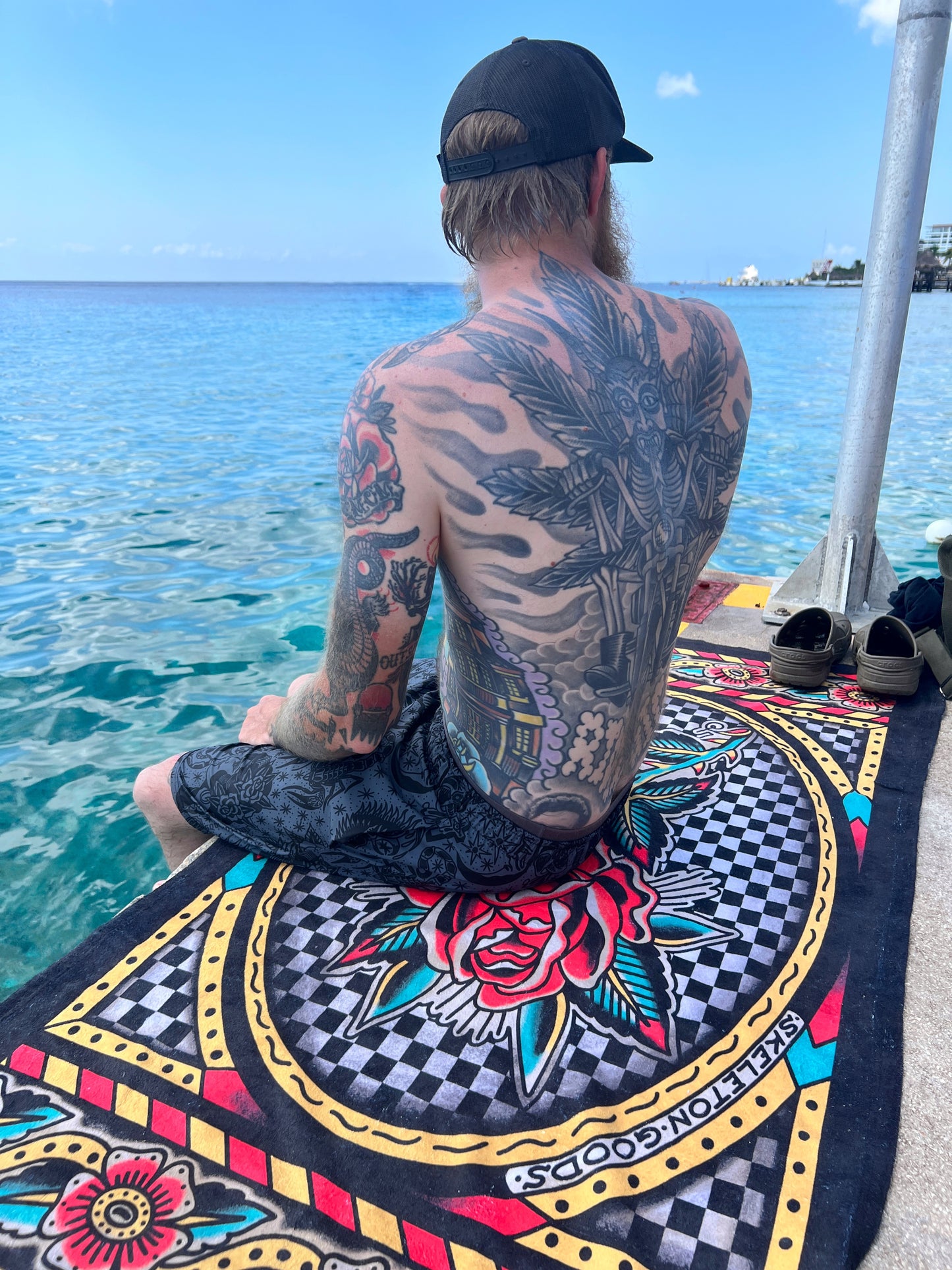 Rose Beach Towel