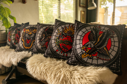 Bull Dog Throw Pillowcase