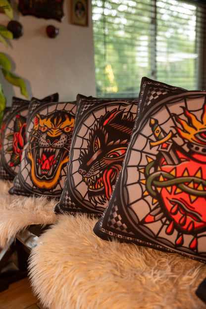 Wolf Throw Pillowcase