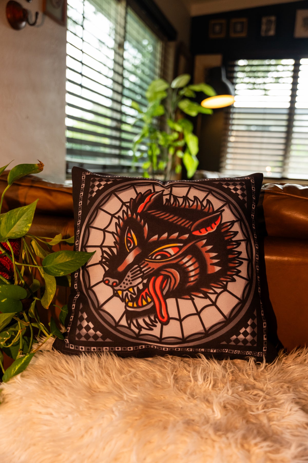 Wolf Throw Pillowcase