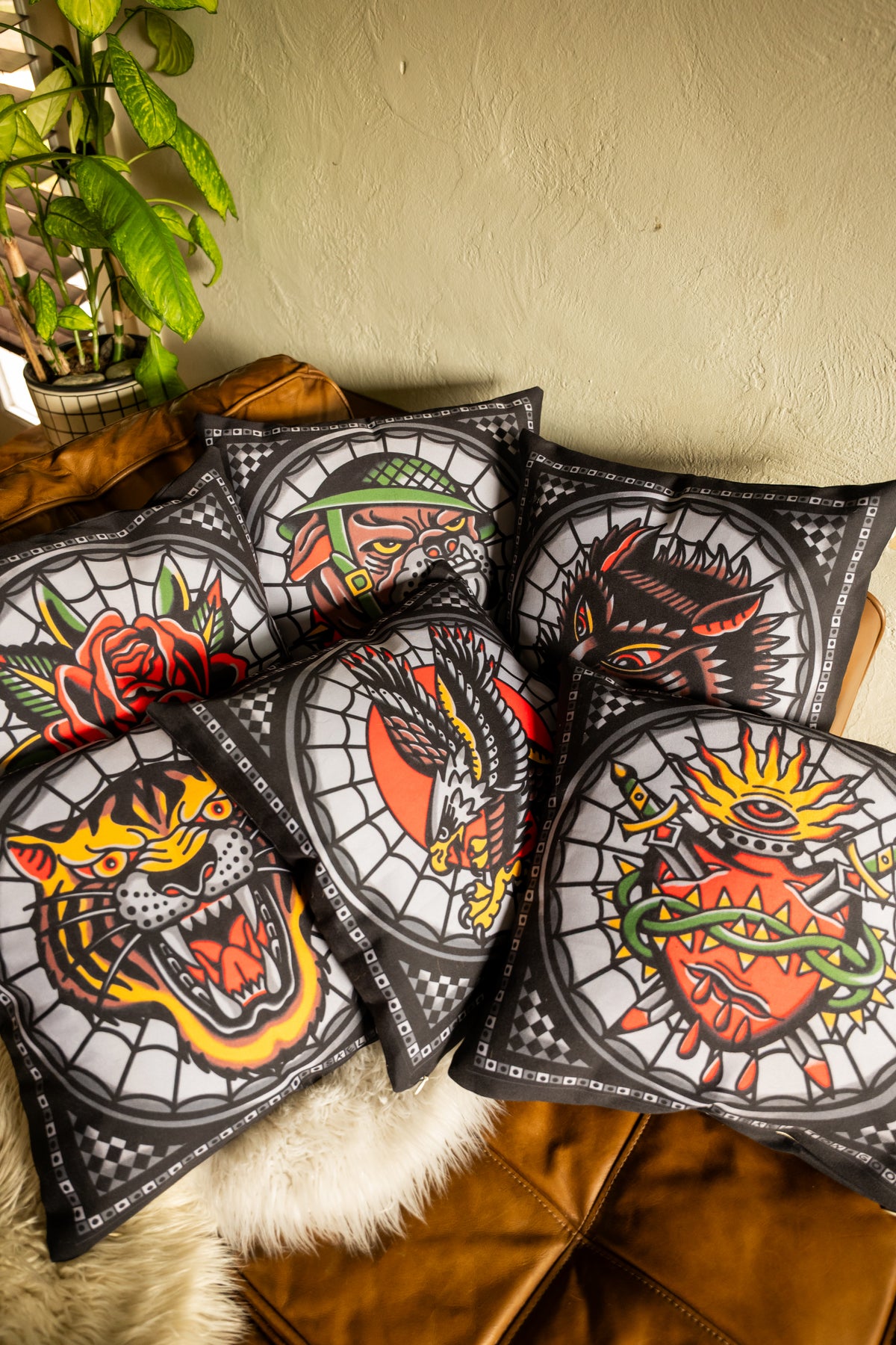 Rose Throw Pillowcase