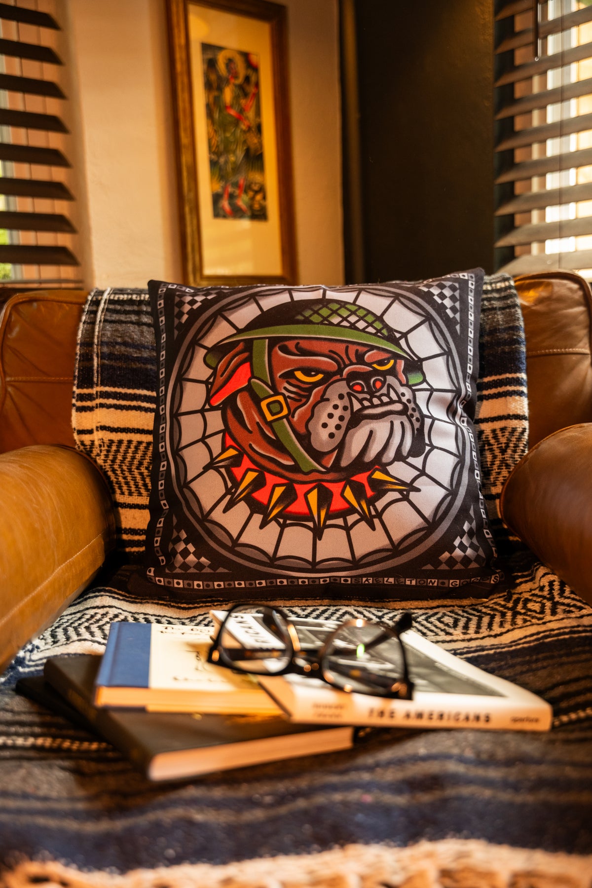 Bull Dog Throw Pillowcase