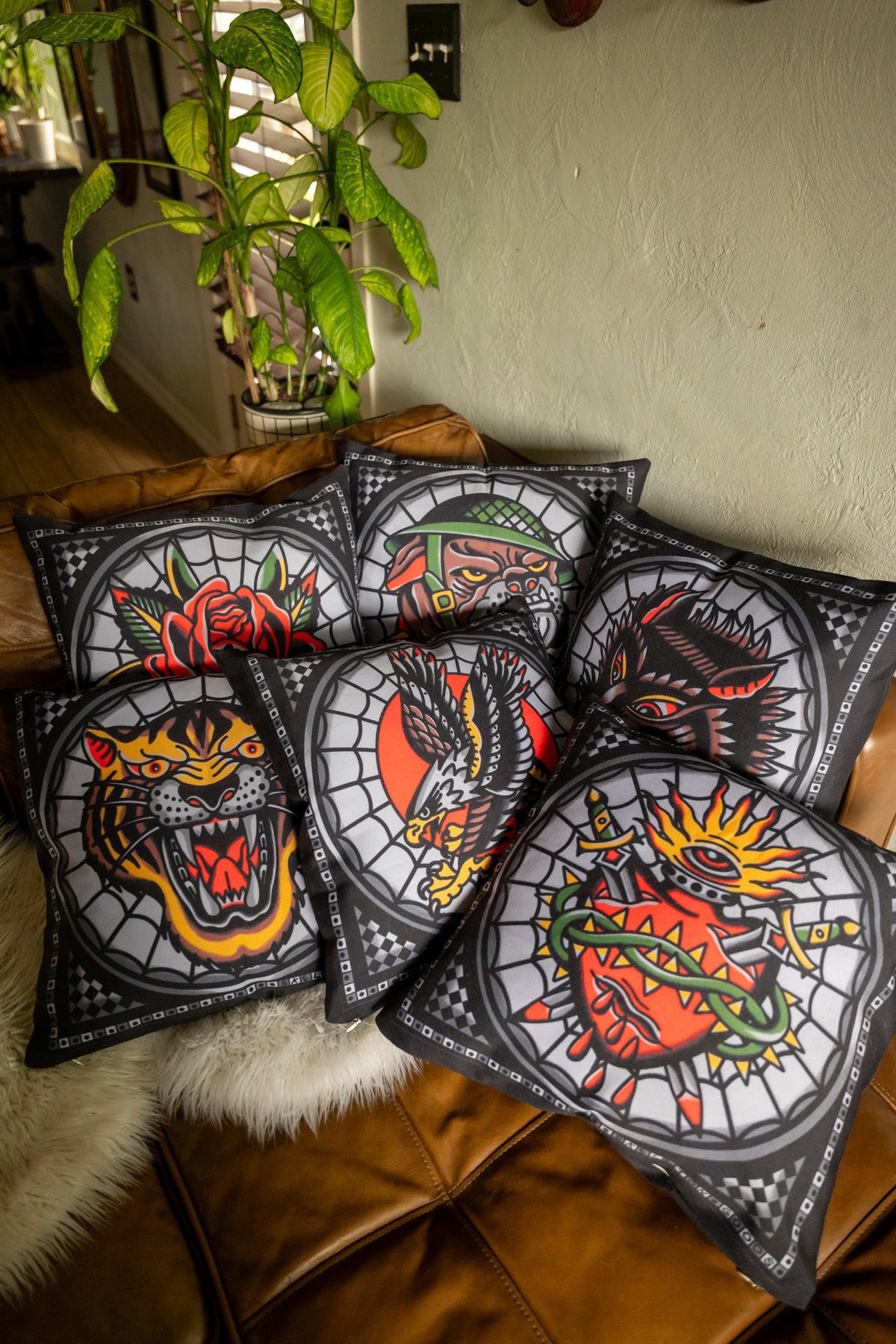Eagle Throw Pillowcase