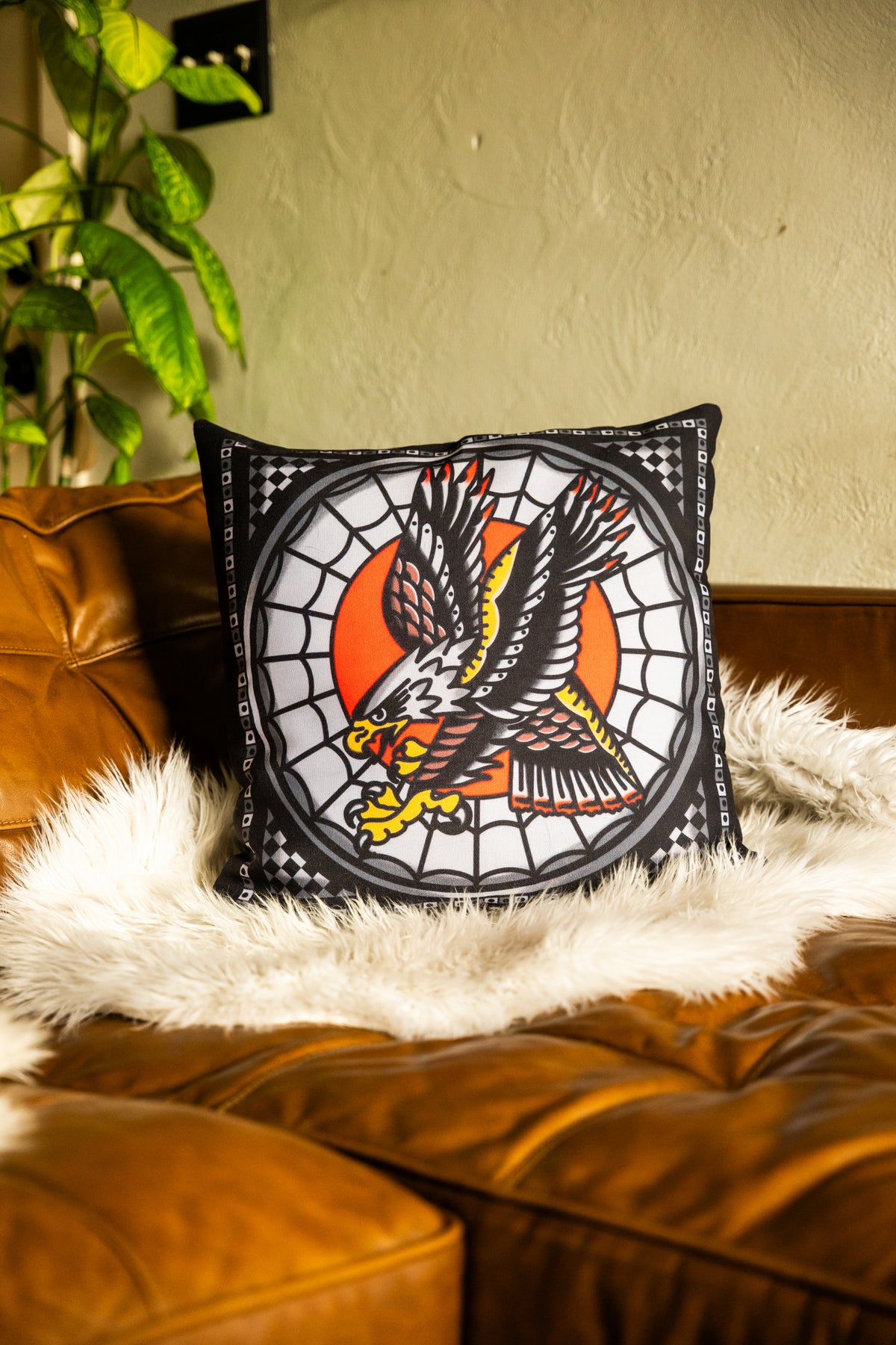 Eagle Throw Pillowcase