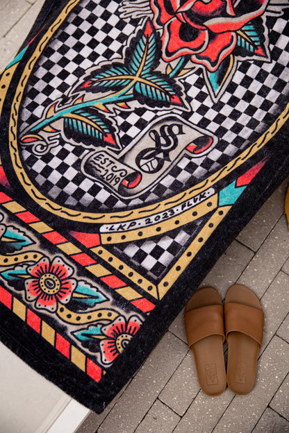 Rose Beach Towel