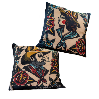 Western Throw Pillow Case