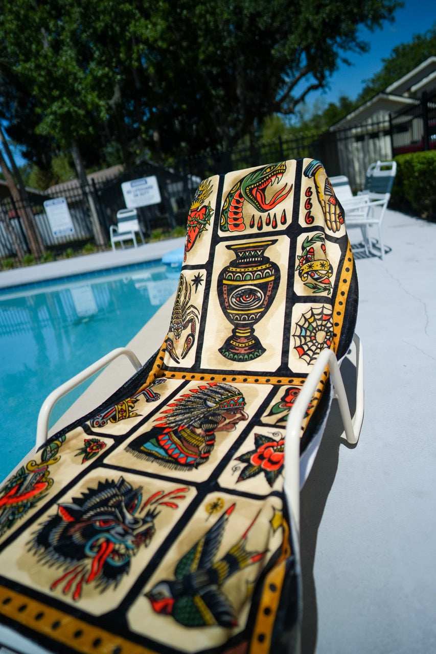 Traddy Daddy Beach Towel