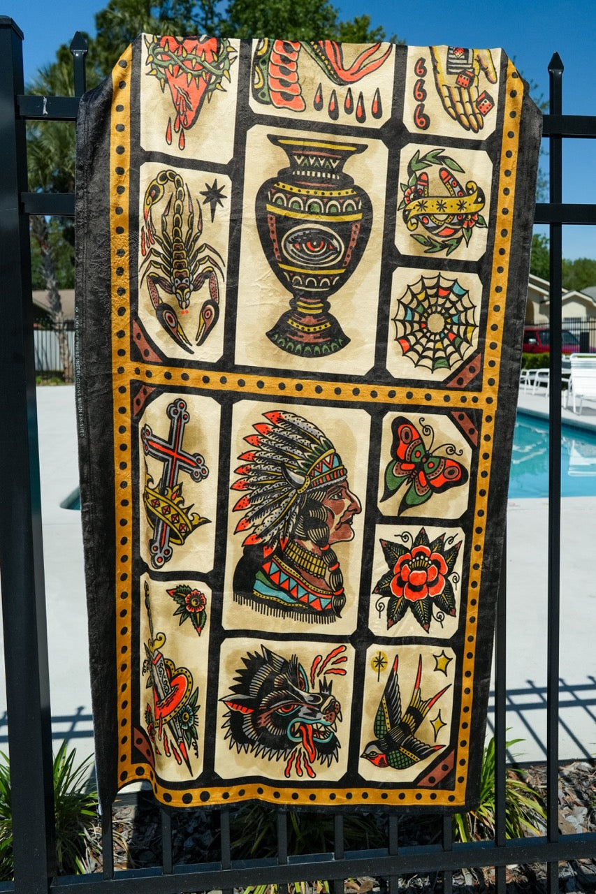 Traddy Daddy Beach Towel