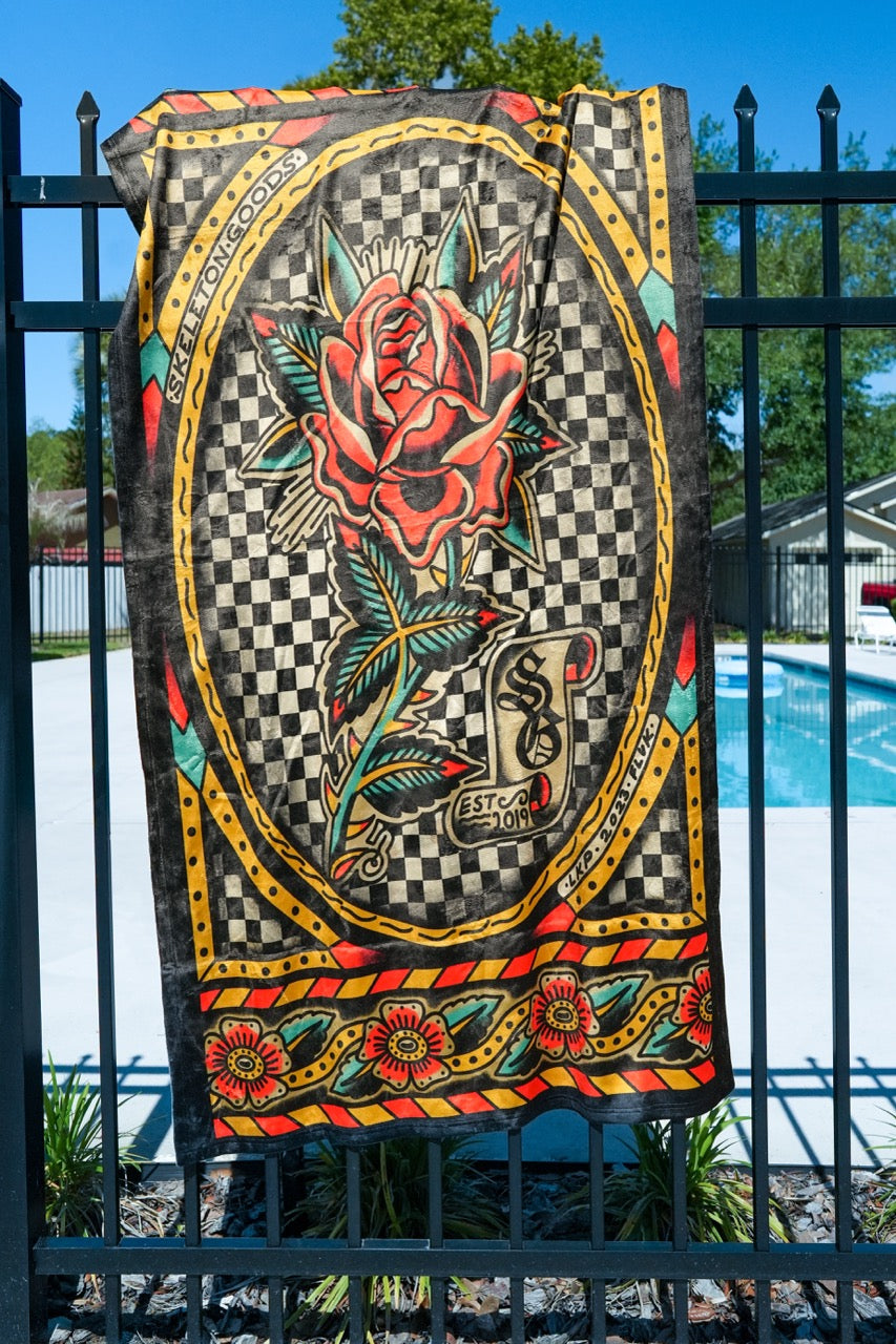 Rose Beach Towel