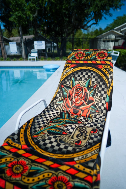 Rose Beach Towel