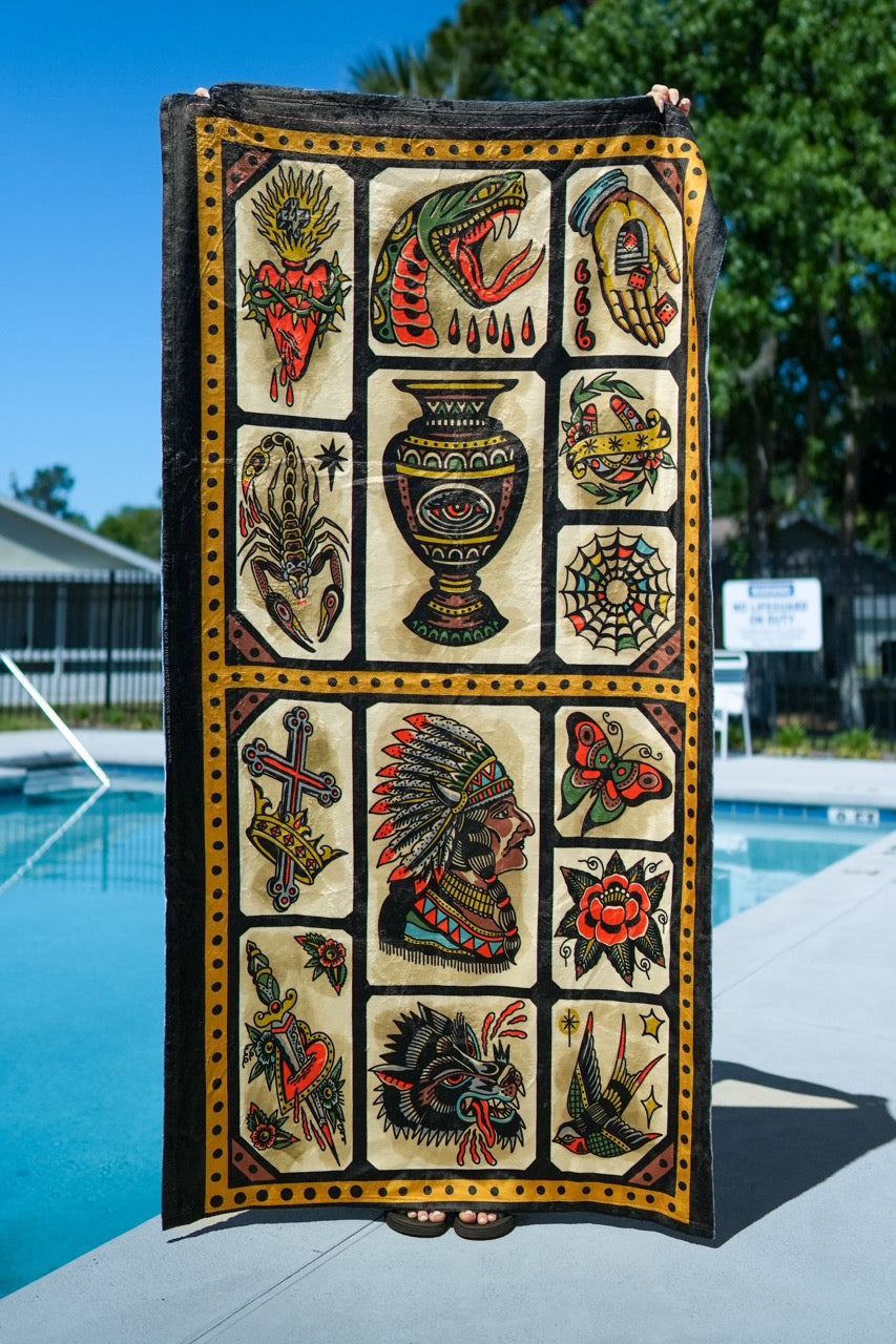 Traddy Daddy Beach Towel