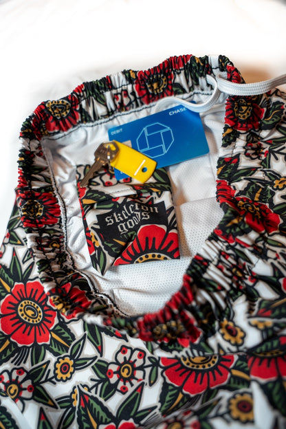 Summer Flowers Swim Trunks