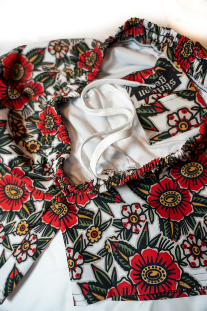 Summer Flowers Swim Trunks