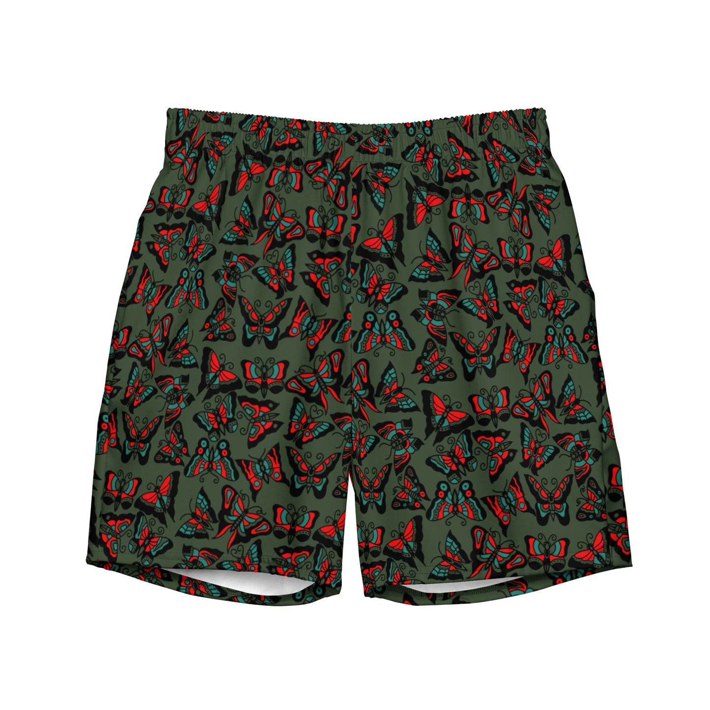 Butterfly Swim Trunks (Green Edition)