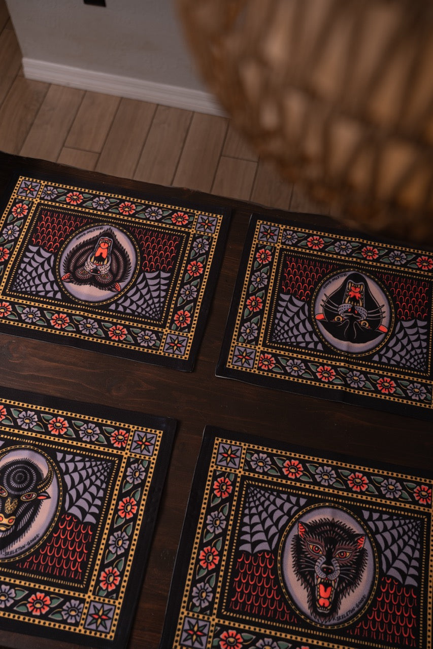 Animal Heads Placemat Set