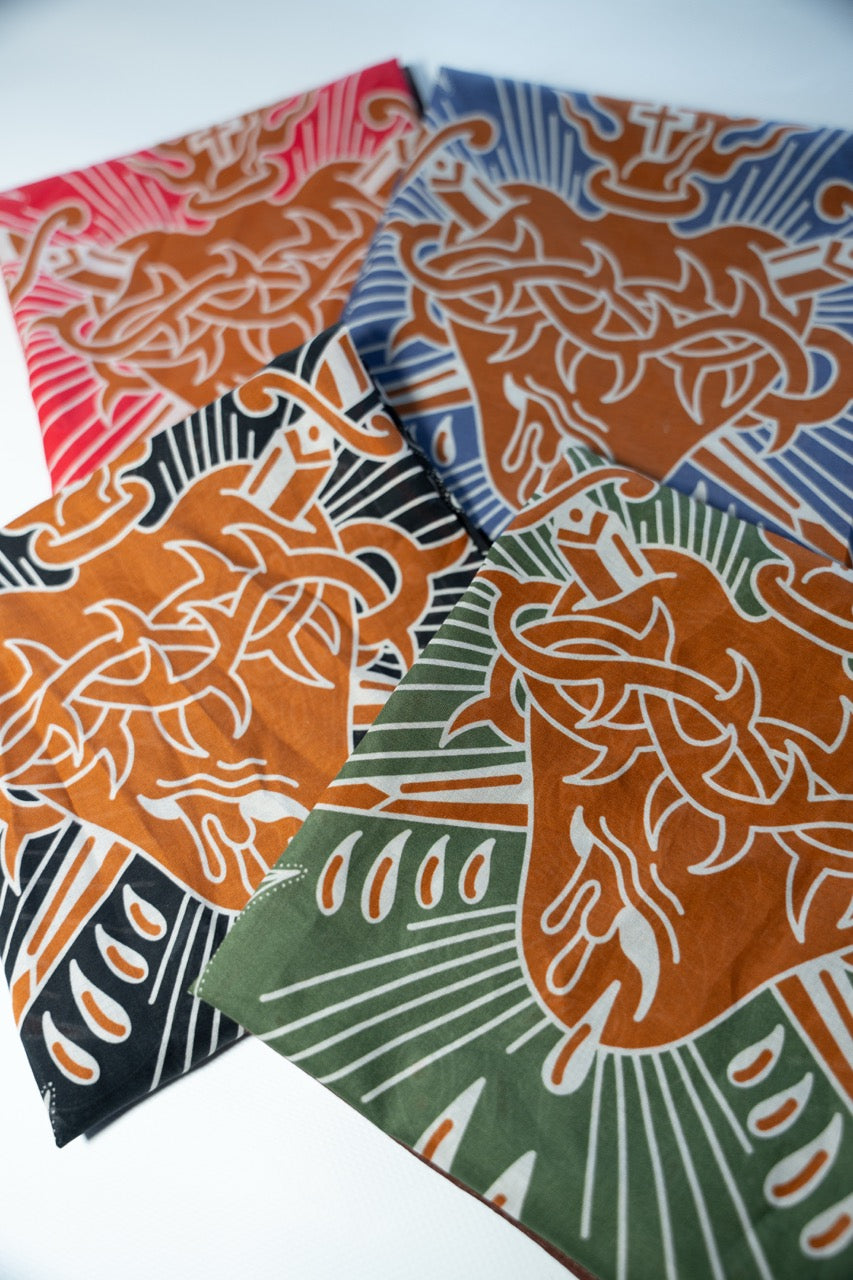 Bleeding heart Bandannas